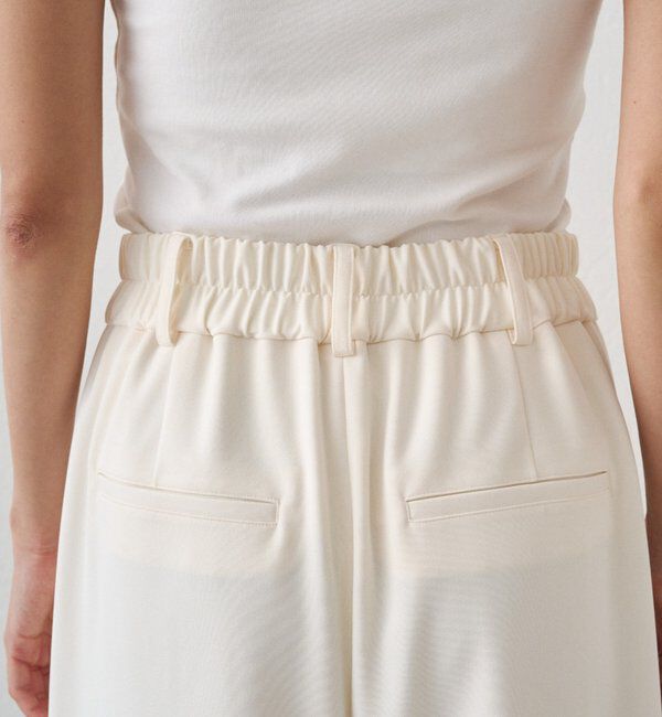  「【＠ld_risaコラボ】ジャージータックワイドパンツ」|チノ|