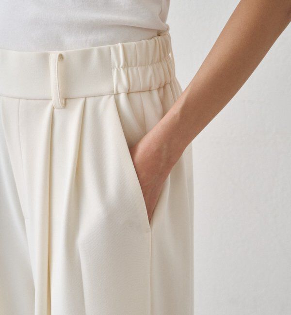  「【＠ld_risaコラボ】ジャージータックワイドパンツ」|チノ|