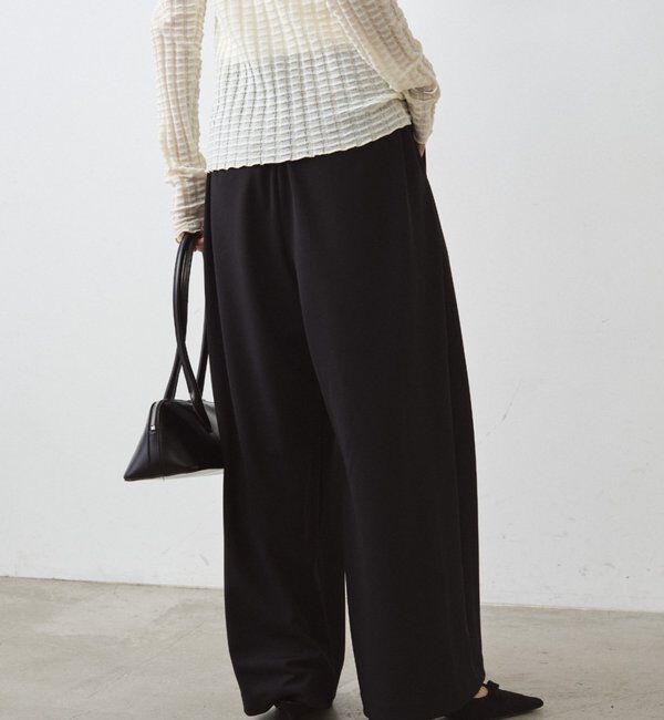  「【＠ld_risaコラボ】ジャージータックワイドパンツ」|チノ|