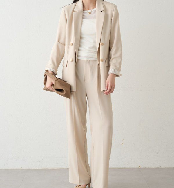  「セミワイドパンツ」|チノ|