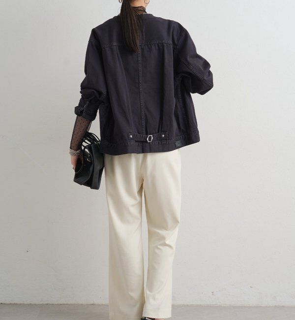  「【ainode/アイノデ】ノーカラーGジャン」|ベスト・ジレ|