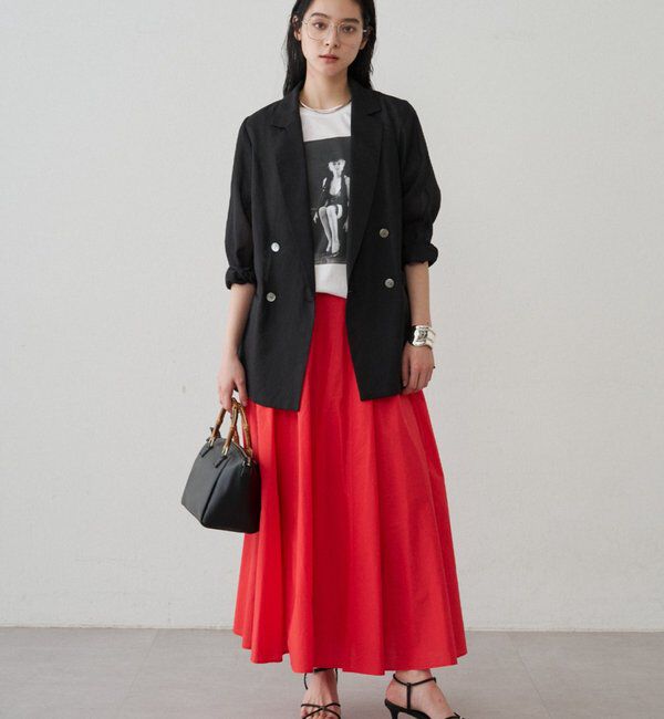  「パネルギャザースカート」|スカート|