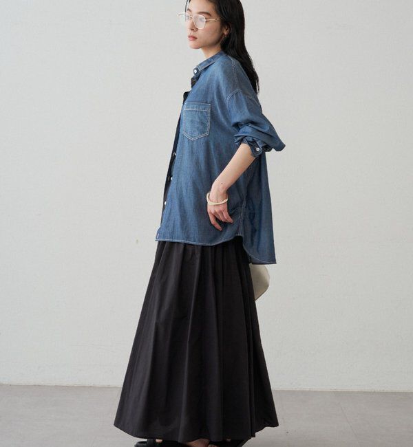  「パネルギャザースカート」|スカート|