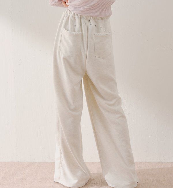  「サイドレーススウェットパンツ」|チノ|