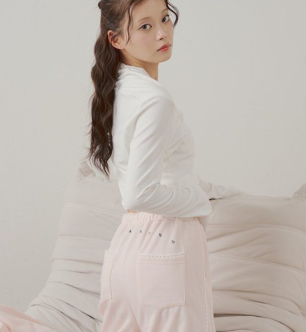  「サイドレーススウェットパンツ」|チノ|