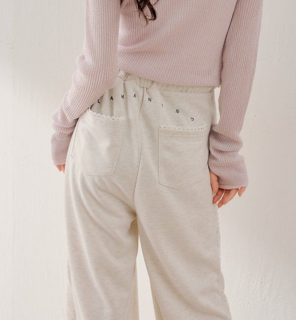  「サイドレーススウェットパンツ」|チノ|