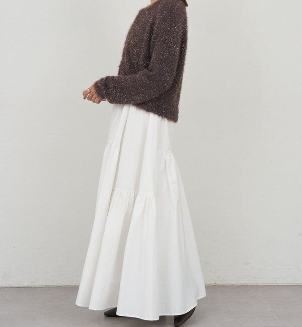  「ラメシャギーニットカーデ」|カーディガン|