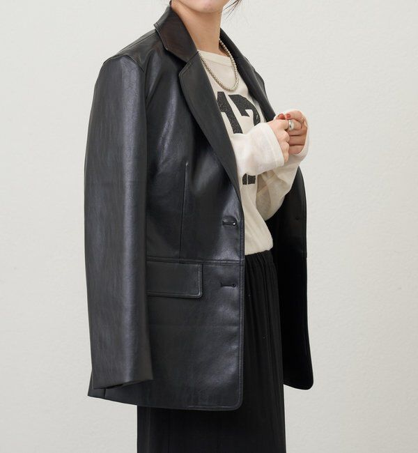 「レザーテーラージャケット」|テーラードジャケット|