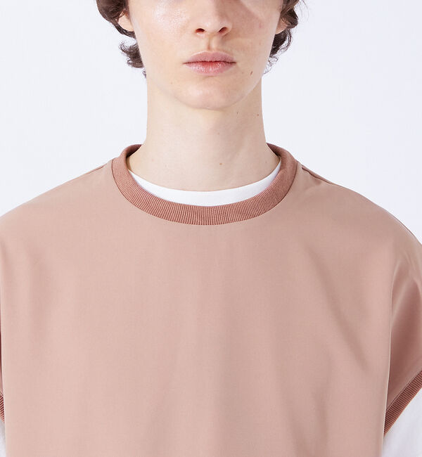 ABAHOUSE「【Comfortable】ダブルポケット ベスト / ノースリーブ Tシャツ」|ベスト・ジレ|