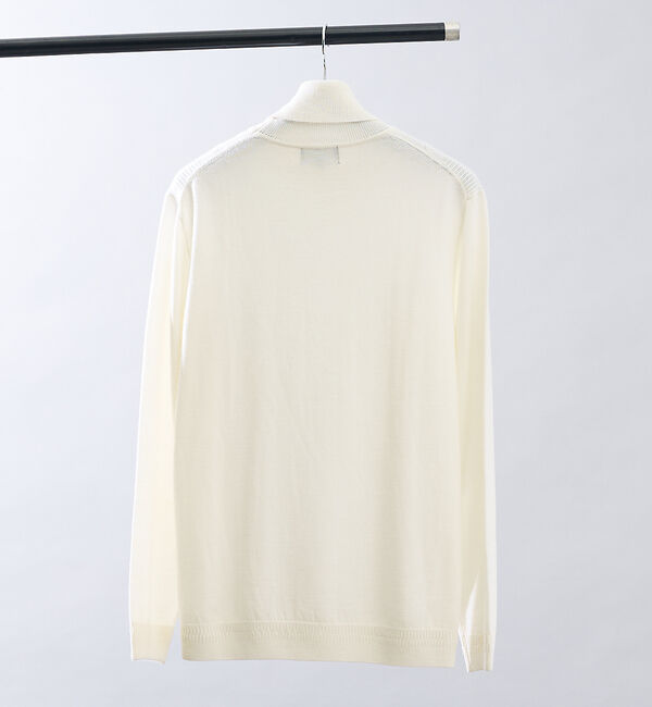 ABAHOUSE「Pure Merino ハイゲージ タートルネックニット / ケーブルニット」|ニット・セーター|