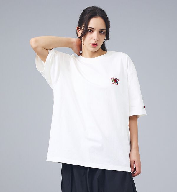 ABAHOUSE「【FRUIT OF THE LOOM/フルーツ・オブ・ザ・ルーム】バックロゴメッ」|Tシャツ・カットソー|ホワイト