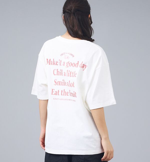 ABAHOUSE「【FRUIT OF THE LOOM/フルーツ・オブ・ザ・ルーム】バックロゴメッ」|Tシャツ・カットソー|
