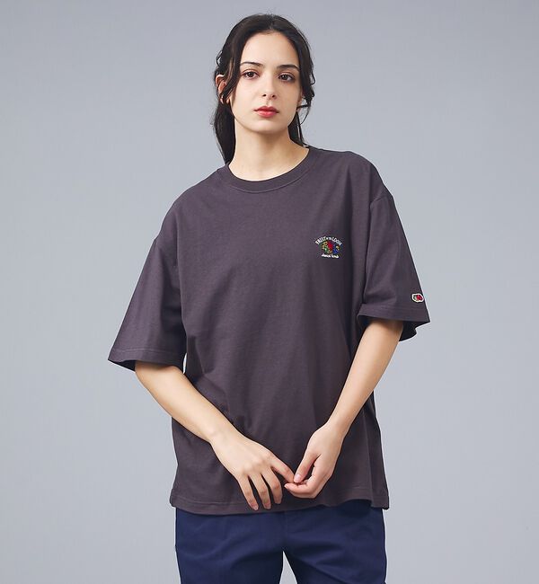 ABAHOUSE「【FRUIT OF THE LOOM/フルーツ・オブ・ザ・ルーム】バックロゴメッ」|Tシャツ・カットソー|チャコールグレー