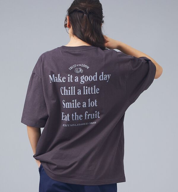 ABAHOUSE「【FRUIT OF THE LOOM/フルーツ・オブ・ザ・ルーム】バックロゴメッ」|Tシャツ・カットソー|