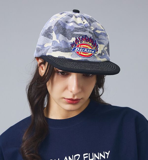 ABAHOUSE「【Dickies / ディッキーズ】FIRE ICON5PANEL　CAP/ファ」|その他|グレー