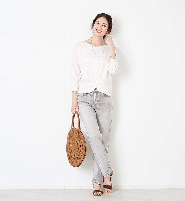 Rouge vif「2WAYツイストトカットソー」|Tシャツ・カットソー|