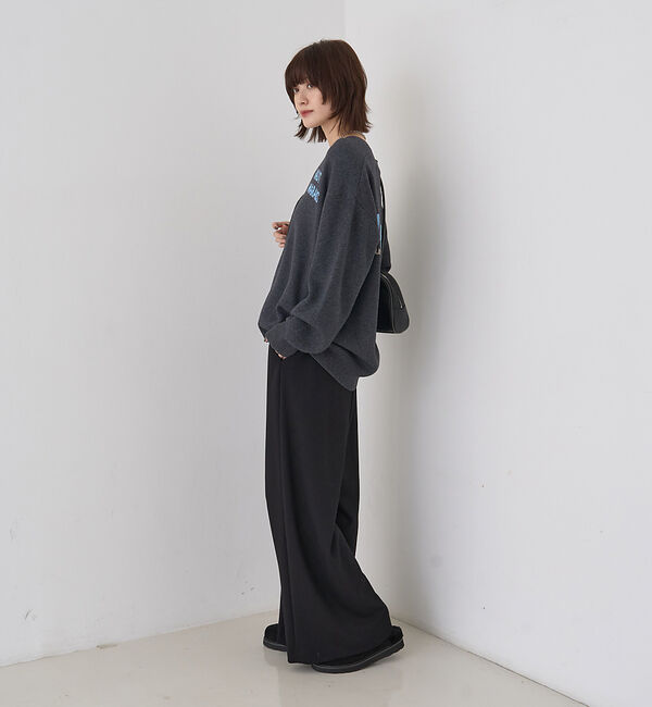 Rouge vif「【人気追加】ストレッチダンボールタックワイドパンツ」|その他|