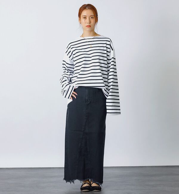 Rouge vif「【MONT KEMMEL/モン ケメル】バスクシャツ / ボーダーロングスリーブ」|Tシャツ・カットソー|