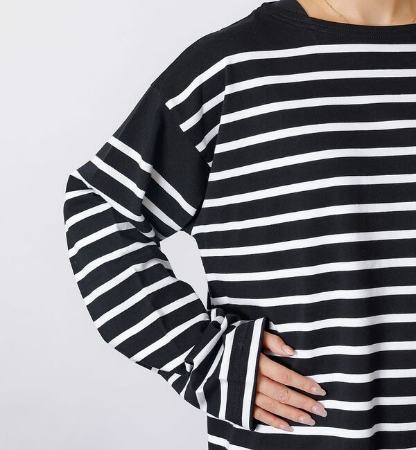 Rouge vif「【MONT KEMMEL/モン ケメル】バスクシャツ / ボーダーロングスリーブ」|Tシャツ・カットソー|