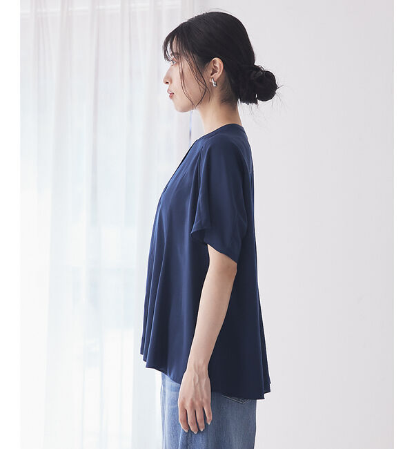 qualite「フレアーパネルブラウス」|シャツ・ブラウス|