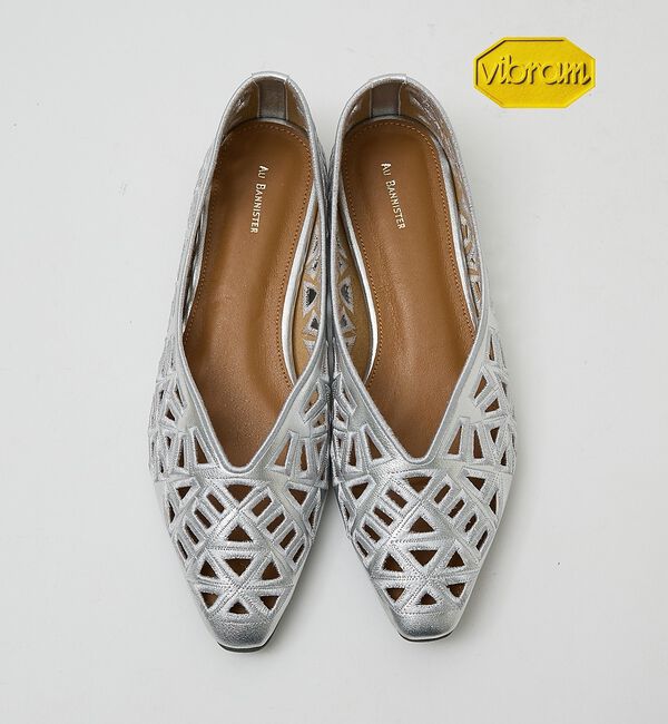 AU BANNISTER「レーザーカットパンプス【予約】」|パンプス|シルバー