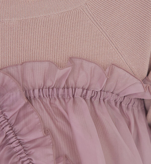 SELFIST「マルチWAYフリル付ニット」|ニット・セーター|