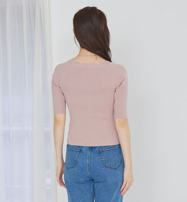 SELFIST「マルチWAYフリル付ニット」|ニット・セーター|