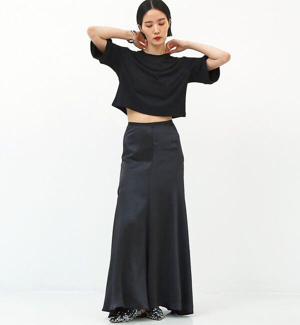 The Store by C' 「【COCUCA】タックサテンスカート」|スカート|