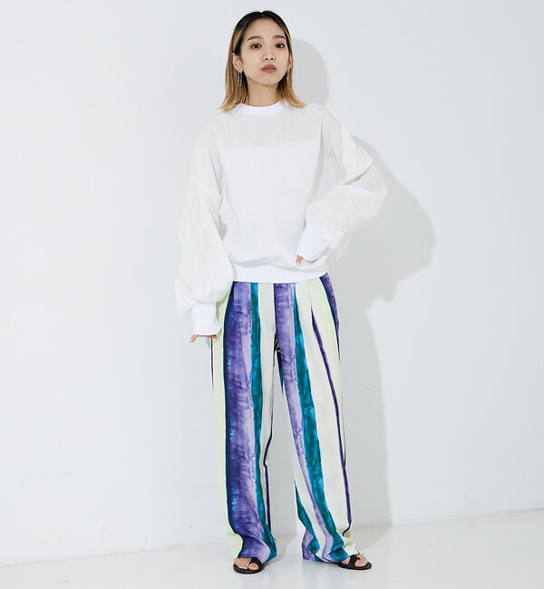 NOMINE「袖ボリューム シャツプルオーバー」|シャツ・ブラウス|