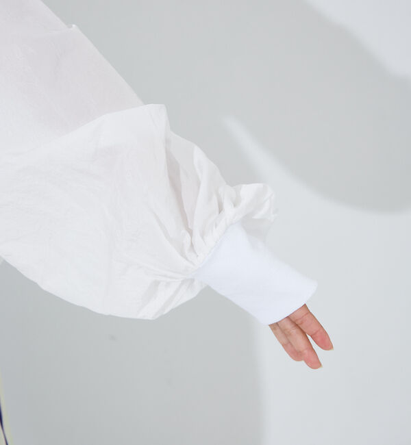 NOMINE「袖ボリューム シャツプルオーバー」|シャツ・ブラウス|