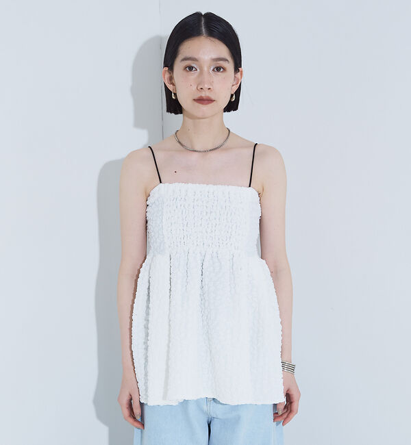 NOMINE「ふくれ ジャガード ビスチェ キャミソール」|キャミソール|
