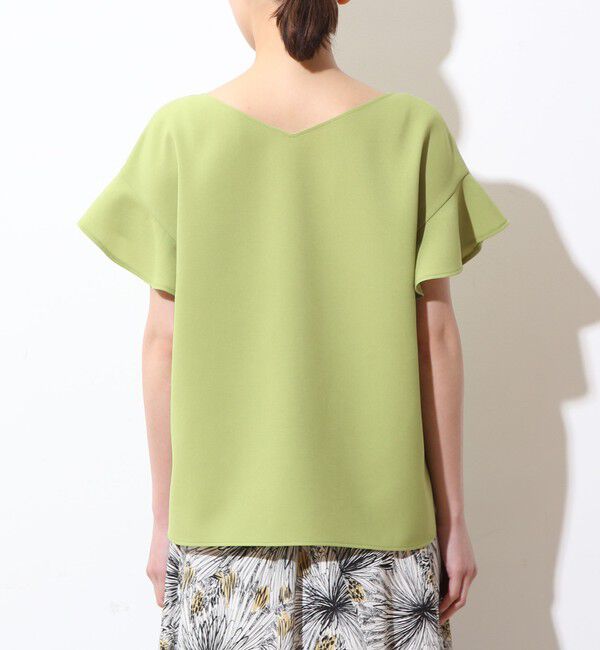  「2way麻調フリルブラウス(セットアップ対応可）」|シャツ・ブラウス|