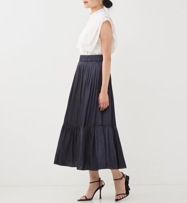 TIARA「《定番》ギャザーティアードスカ―ト」|スカート|