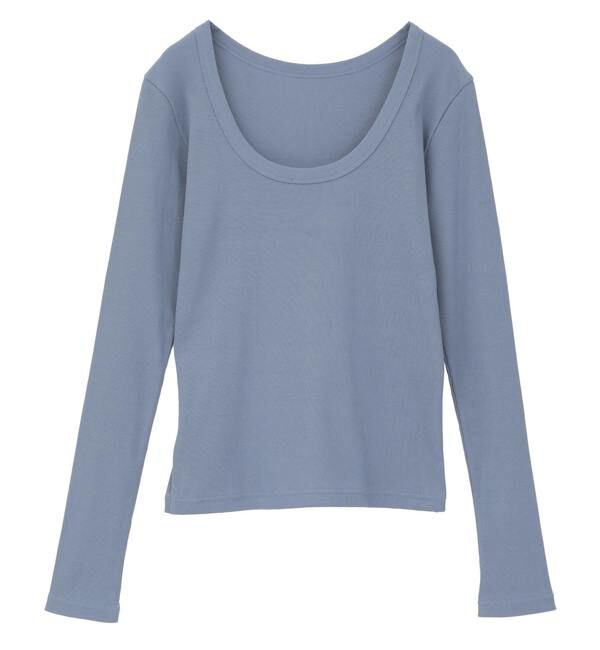 TIARA「バックオープンリブTシャツ」|Tシャツ・カットソー|