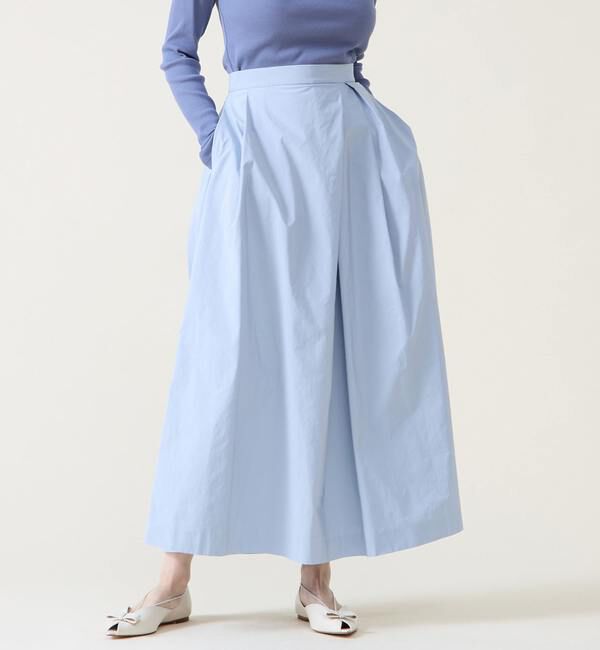 TIARA「アシンメトリータックスカート」|スカート|サックス