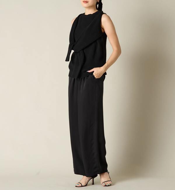 Liesse「スリット開きマルチウェイニット」|ニット・セーター|