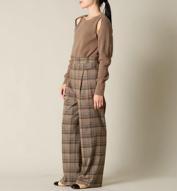 Liesse「スリット開きマルチウェイニット」|ニット・セーター|