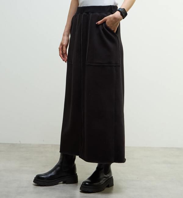 SOFFITTO「【nota della mano sinistra（ノータ デラ マノ シニストラ）】ポケット付ロングスカート」|スカート|