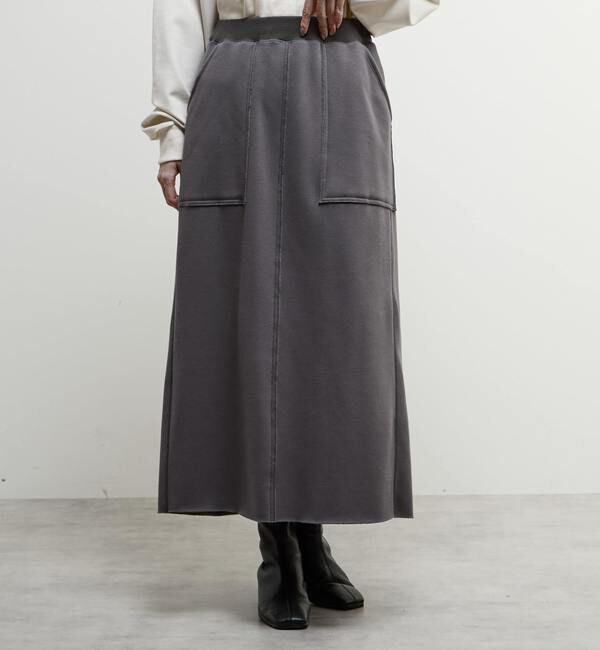SOFFITTO「【nota della mano sinistra（ノータ デラ マノ シニストラ）】ポケット付ロングスカート」|スカート|