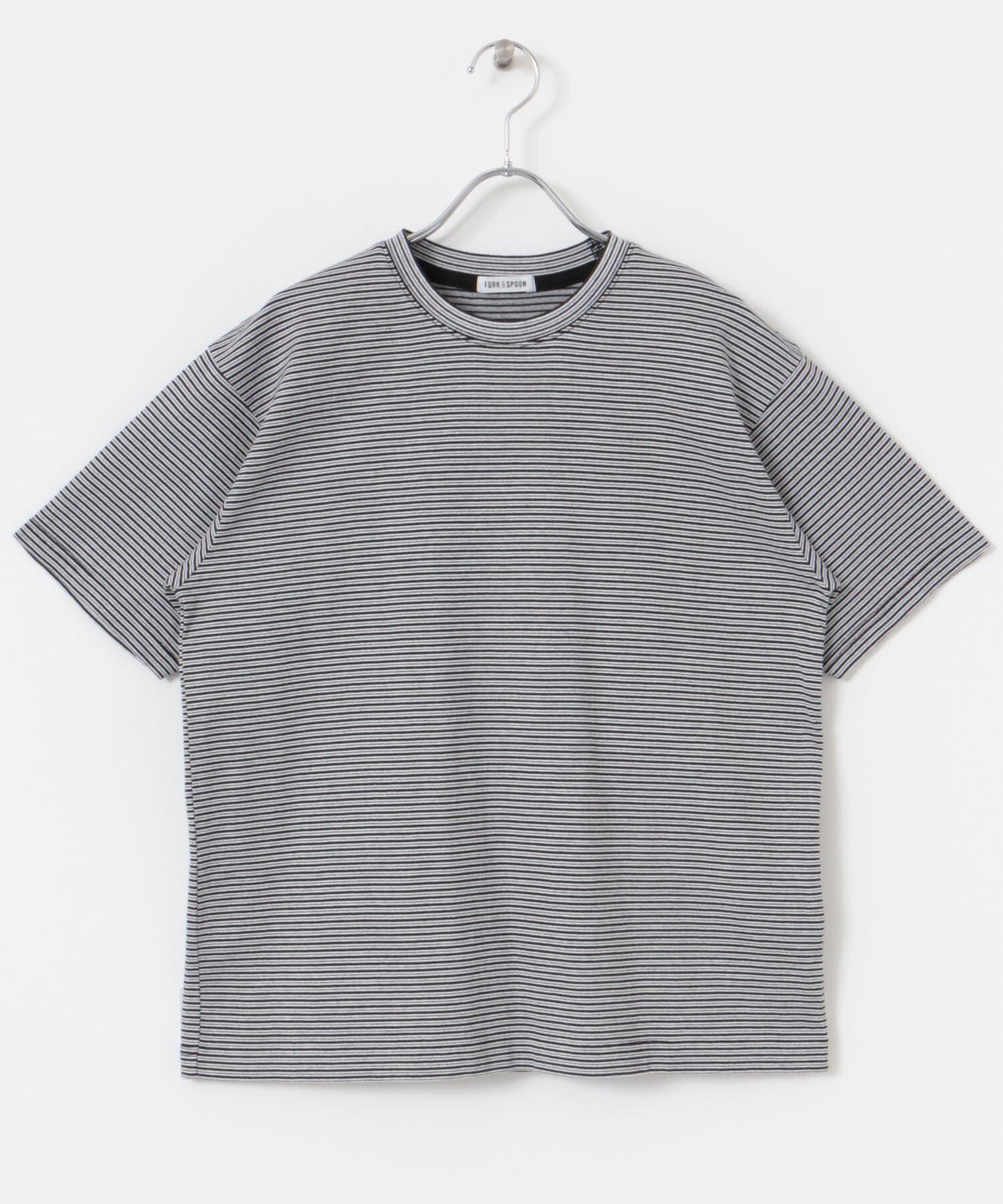 URBAN RESEARCH DOORS「FORK&SPOON　マルチカラーボーダーTシャツ」|Tシャツ・カットソー|