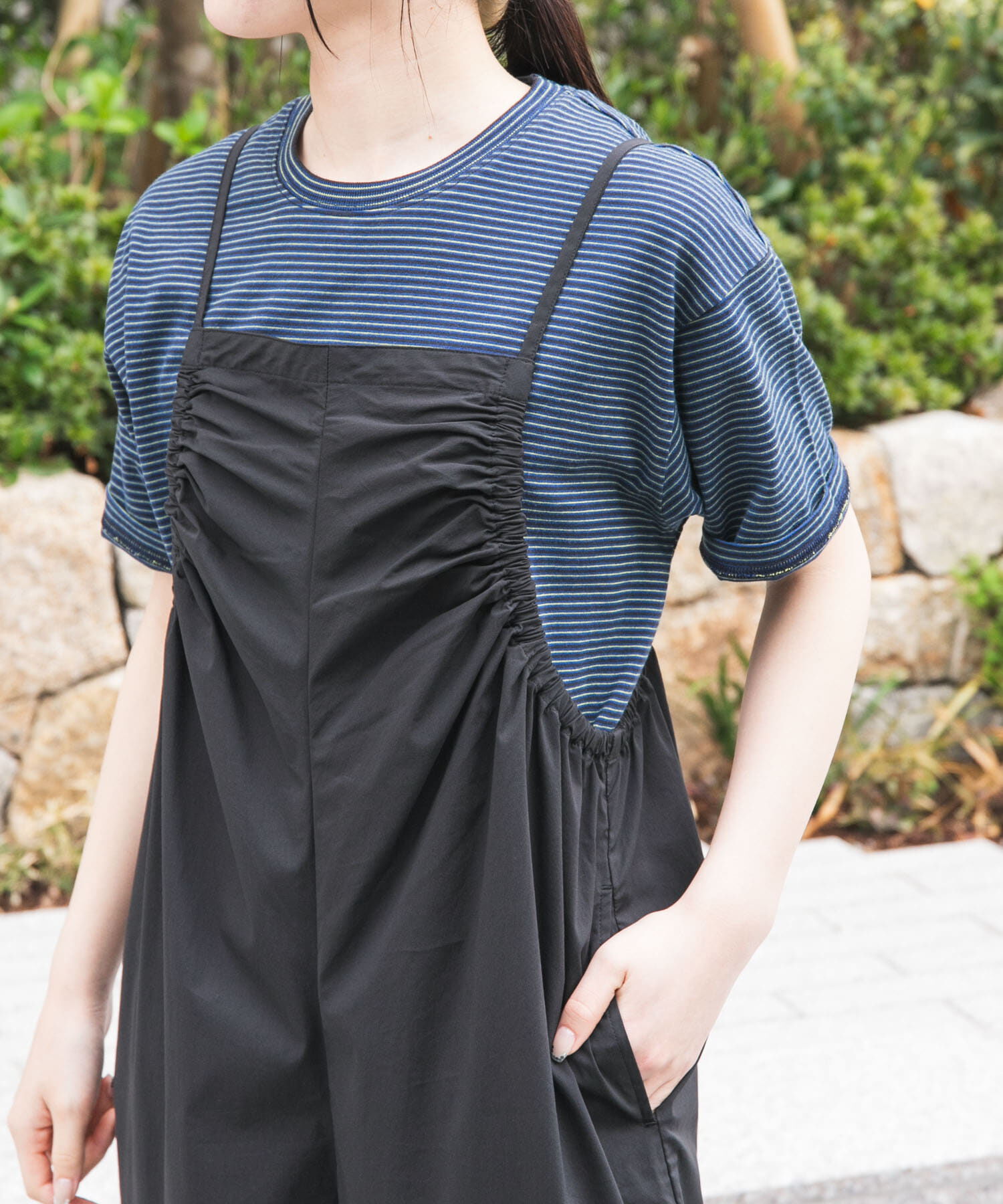 URBAN RESEARCH DOORS「FORK&SPOON　マルチカラーボーダーTシャツ」|Tシャツ・カットソー|