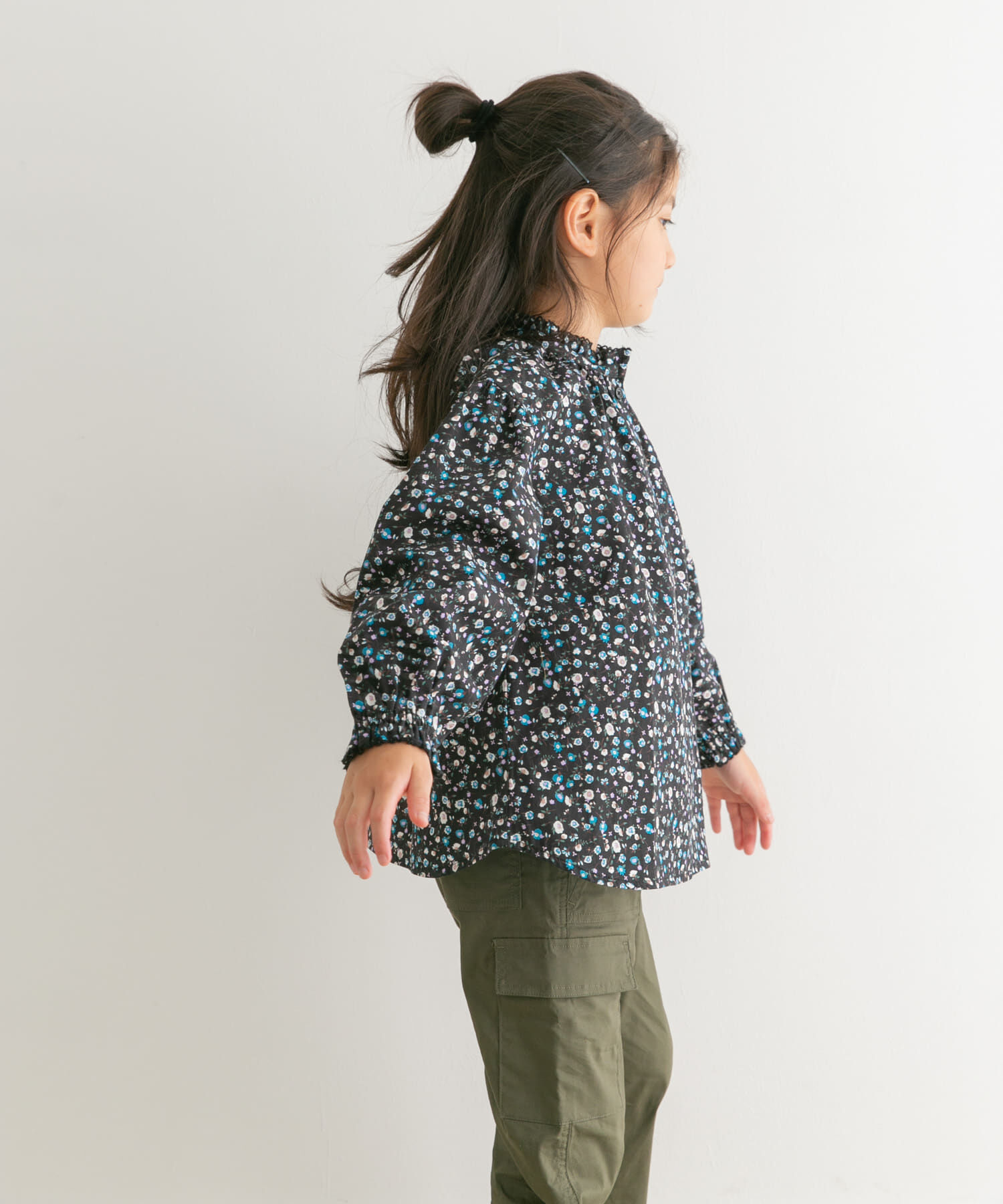 URBAN RESEARCH DOORS「花柄プリントギャザーフリルブラウス(KIDS)」|その他|