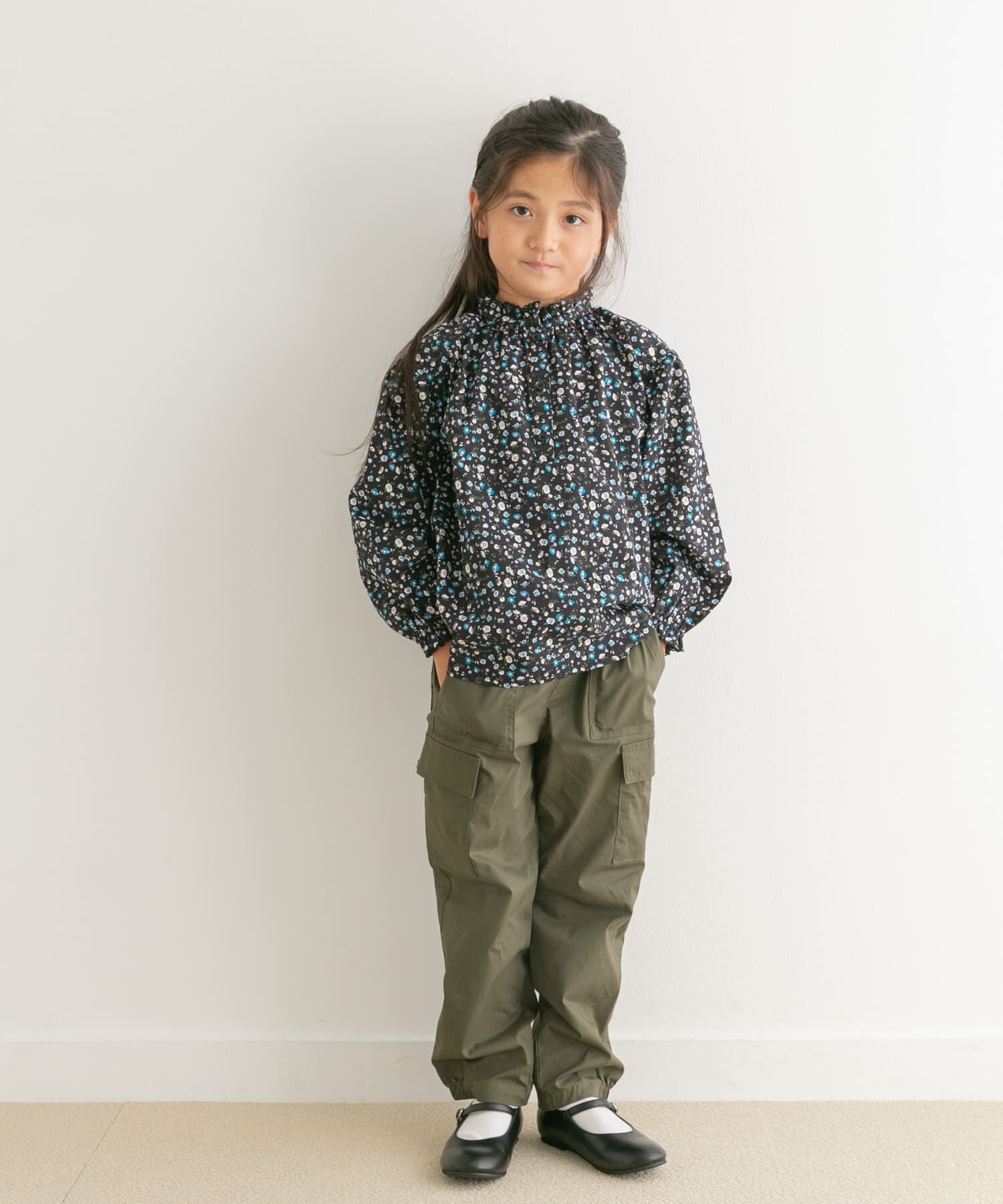 URBAN RESEARCH DOORS「花柄プリントギャザーフリルブラウス(KIDS)」|その他|