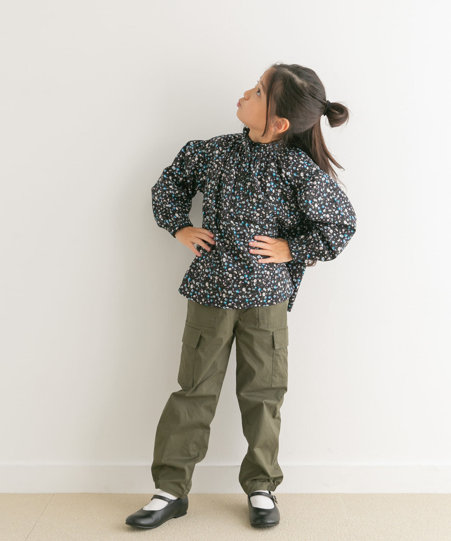 URBAN RESEARCH DOORS「花柄プリントギャザーフリルブラウス(KIDS)」|その他|