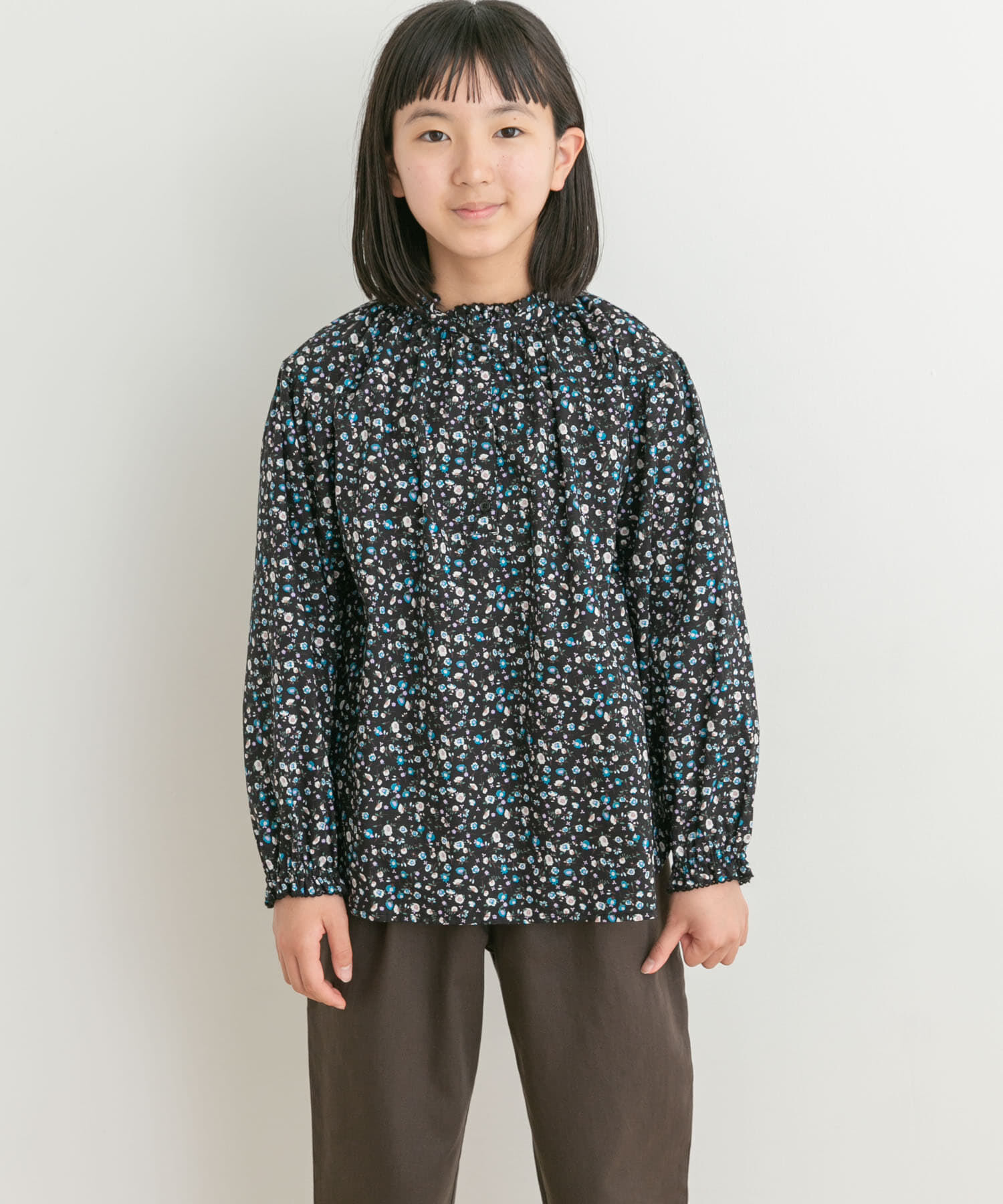 URBAN RESEARCH DOORS「花柄プリントギャザーフリルブラウス(KIDS)」|その他|