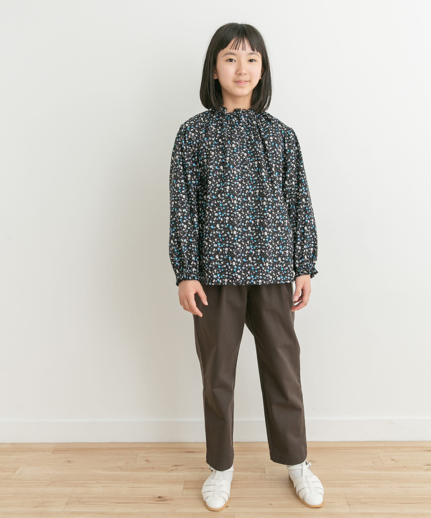 URBAN RESEARCH DOORS「花柄プリントギャザーフリルブラウス(KIDS)」|その他|