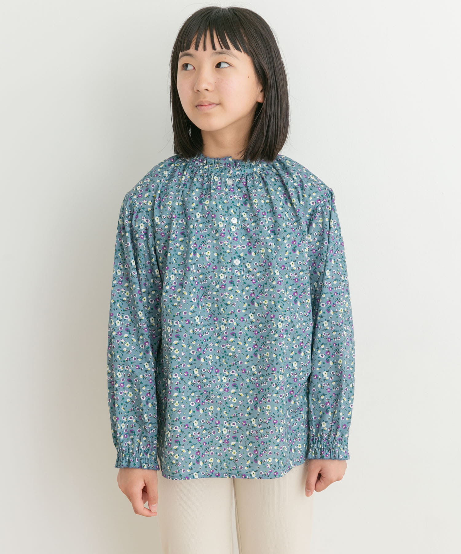 URBAN RESEARCH DOORS「花柄プリントギャザーフリルブラウス(KIDS)」|その他|