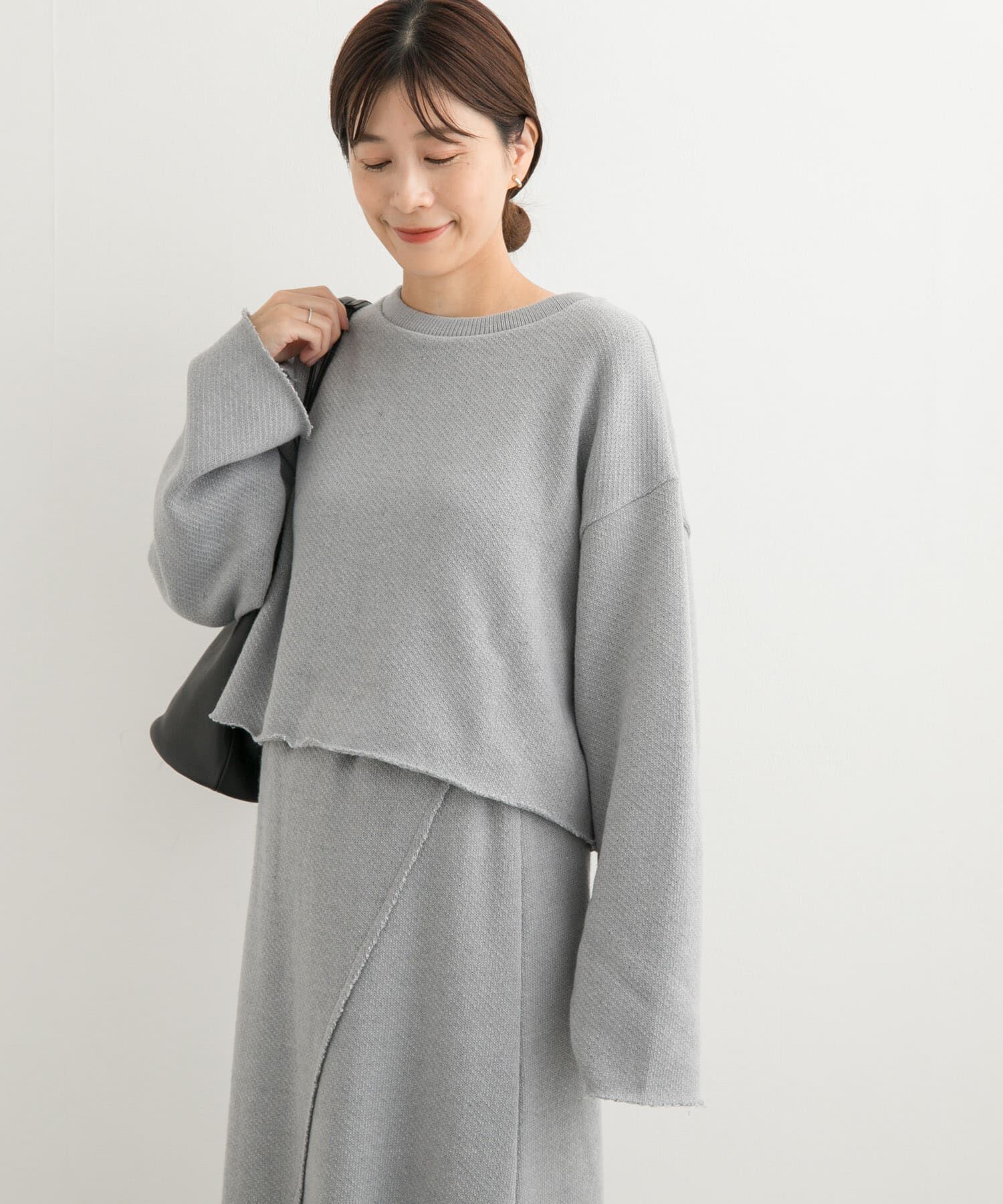 URBAN RESEARCH DOORS「ローゲージインレイプルオーバー」|Tシャツ・カットソー|