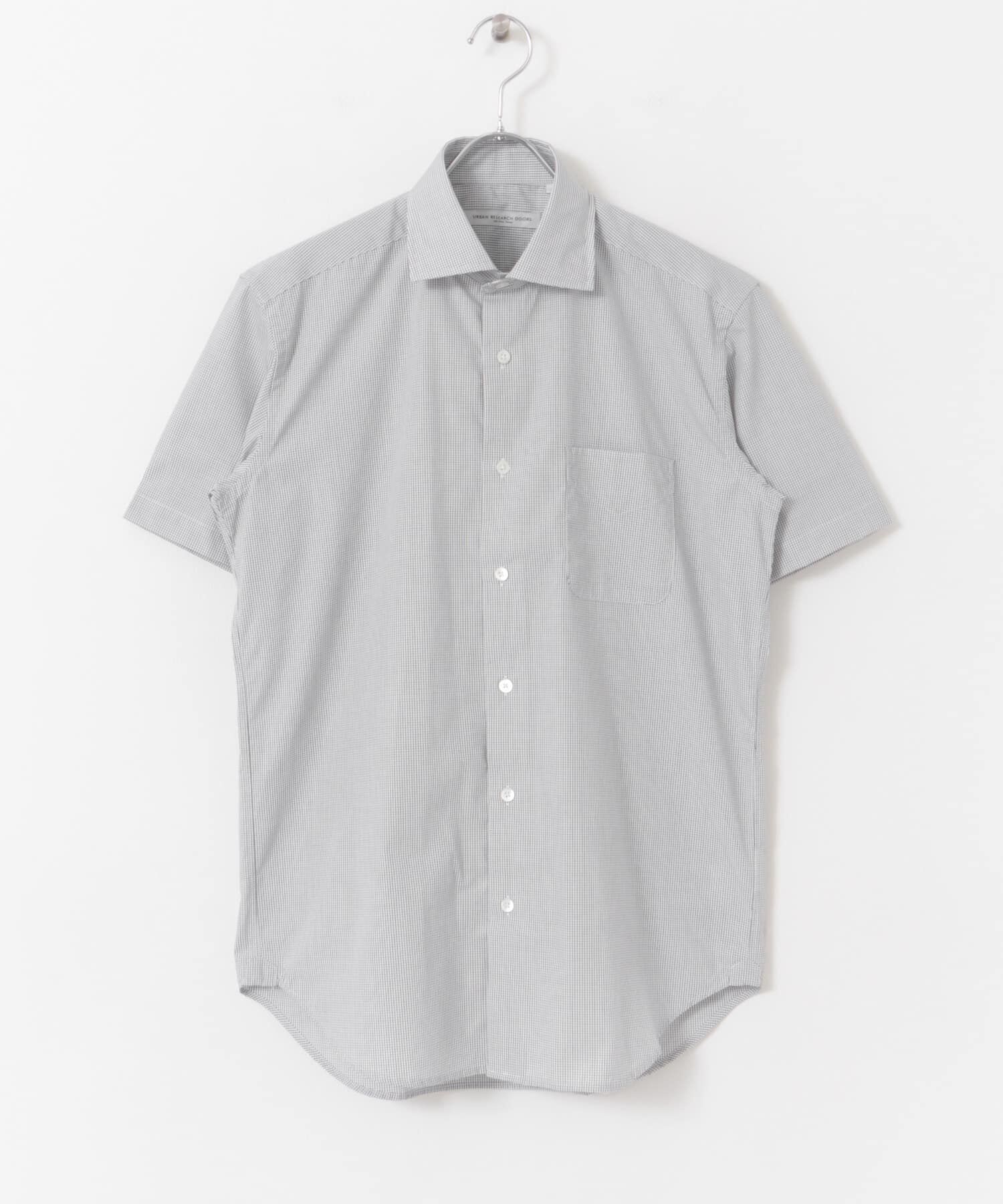 URBAN RESEARCH DOORS「LIFE STYLE TAILOR　セミワイド半袖シャツ」|シャツ・ブラウス|