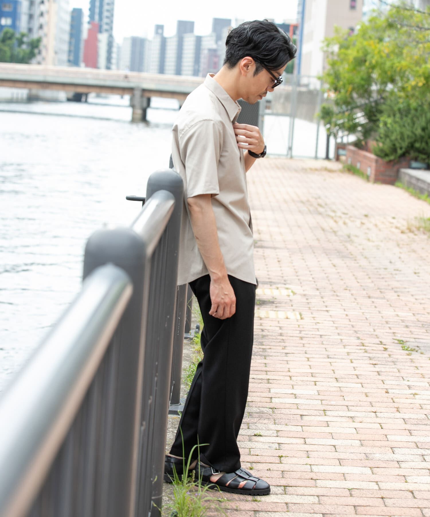 URBAN RESEARCH ROSSO「『防ｼﾜ』『XLｻｲｽﾞあり』ﾊｲﾊﾟﾌｫｰﾏﾝｽﾘﾈﾝﾚｷﾞｭﾗｰ  」|シャツ・ブラウス|